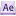 Adobe After Effects CS6 Icon 16x16 png
